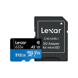 Lexar High-Performance 633x (up to 100MB/s read, 70MB/s write) 128GB