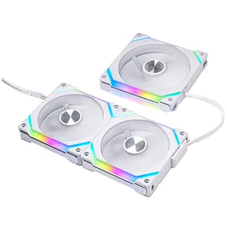 LIAN LI SL120V2-3W White Cooler 3 Fans
