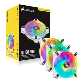 CORSAIR QL Series, QL120 RGB White