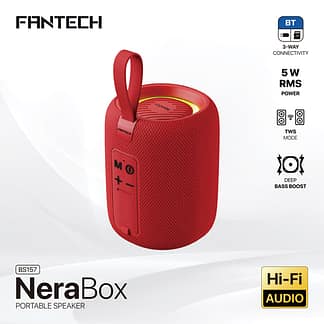 Fantech Bluetooth Speaker Nera Box BS157 RED